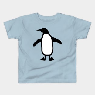 Cute Animals Doodle Penguin Kids T-Shirt